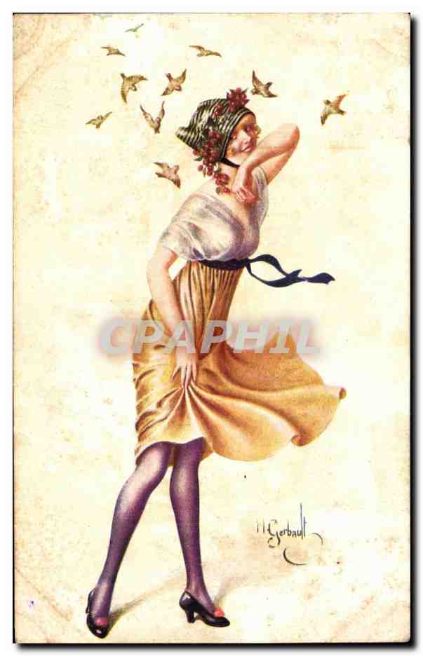 CPA Fantaisie Femme Pierrette de Paris Gerbault 