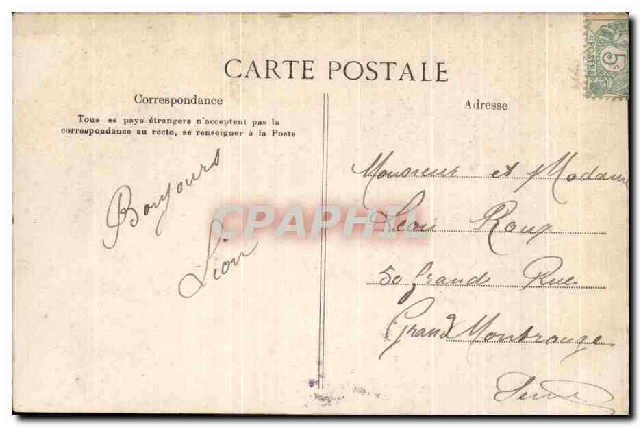 CPA Fantaisie Paris Hirondelles Tour Eiffel Madeleine Invalides Notre Dame  — Verso