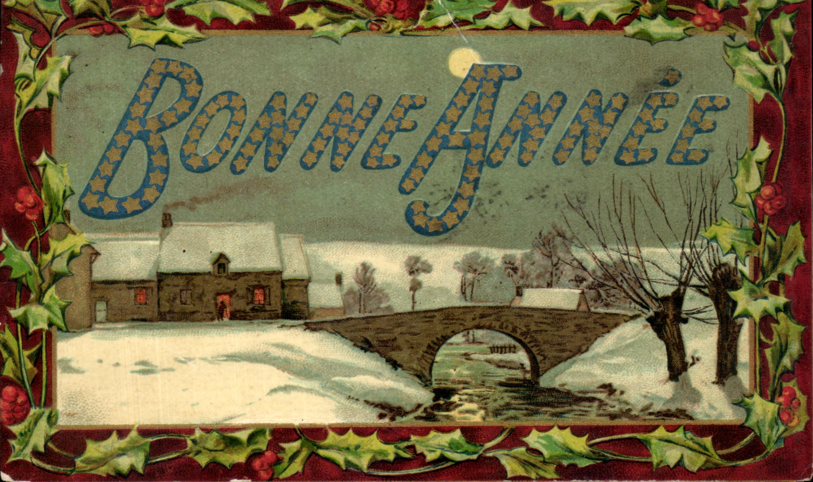 CPA Fantaisie Bonne annee