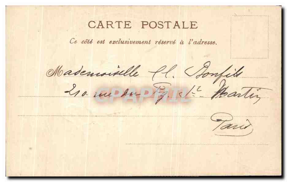 CPA Fantaisie Enfant  — Verso