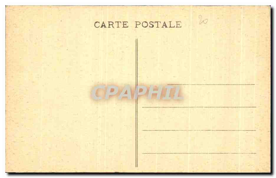CPA Chateau Landon Eglise Notre Dame  — Back