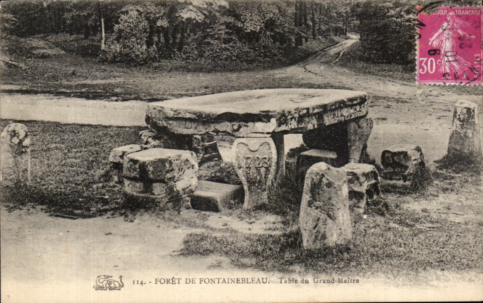 Wald von Fontainebleau — Tafel des Großen Meisters — anonymer Verlag, Nr. 114