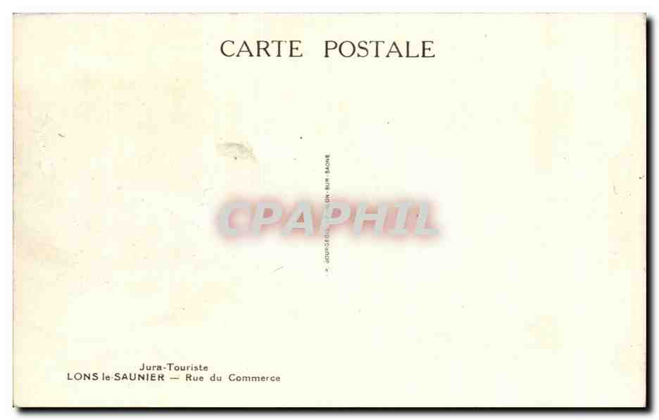 Lons-le-Saunier — Rue du Commerce — Jura-Touriste — Verso