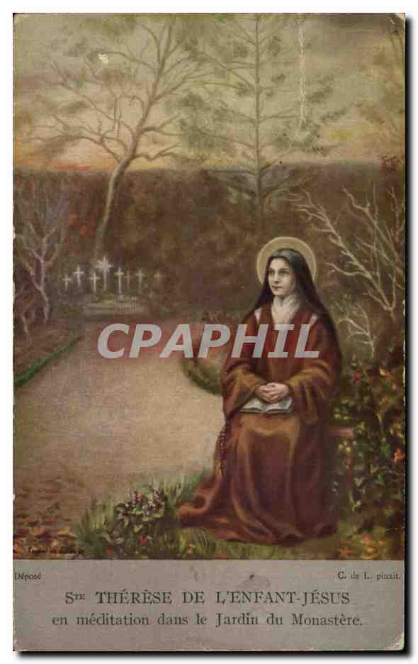 CPA Fantaisie Ste Therese de l'enfant Jesus 
