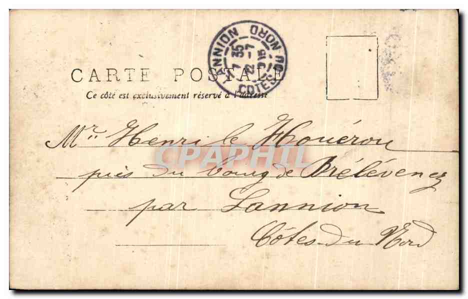 CPA Fantaisie Enfants — Rückseite