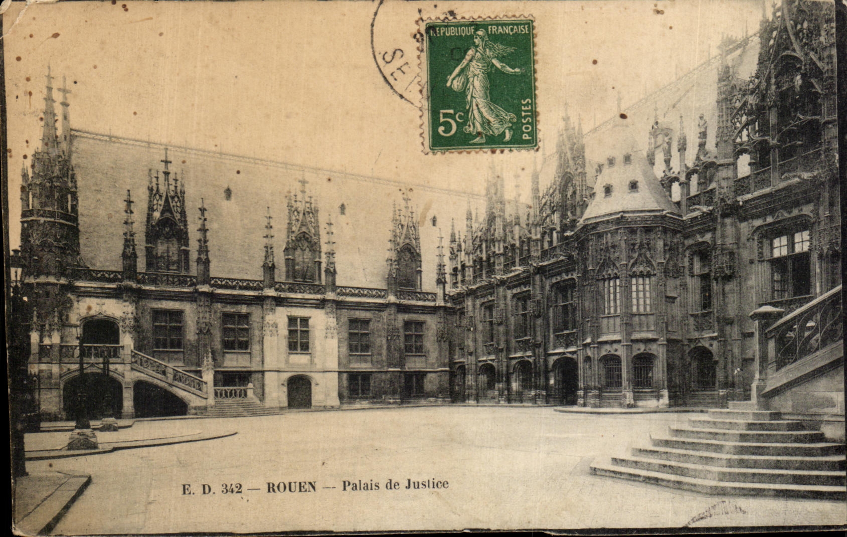 CPA Rouen Palais de Justice