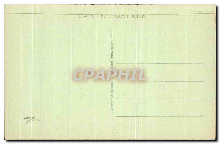 CPA Rouen Vieille Maison du 15eme Siecle Rue St Romain — Verso