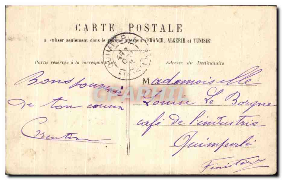 CPA Fantaisie Enfants  — Rückseite