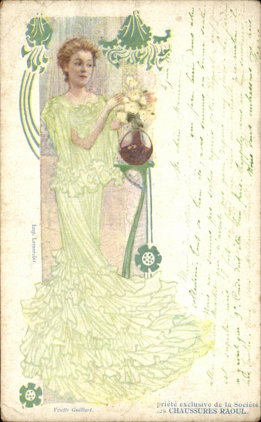CPA Fantaisie Femme