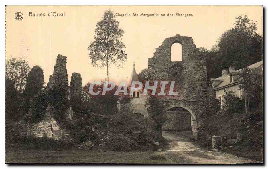 CPA Ruines d'Orval Chapelle Ste Marguerite ou des Etrangers 