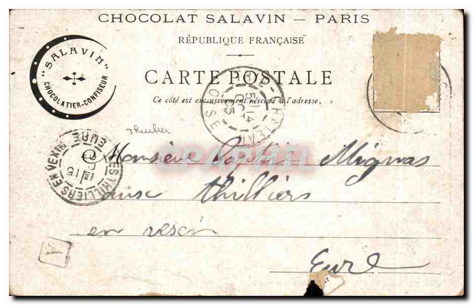 CPA En Normandie Musee du Luxembourg Alfred Roll Fermiere et vache — Verso