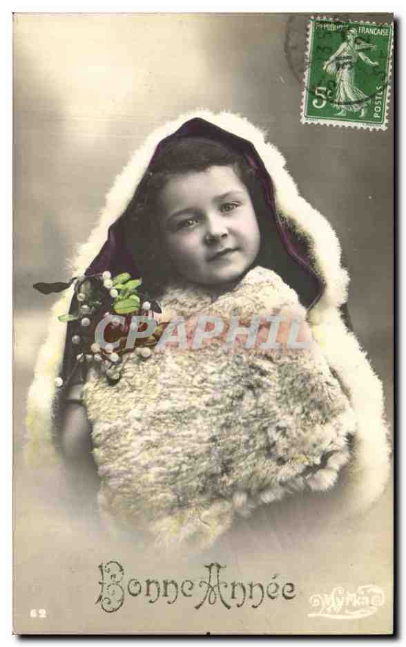 CPA Bonne Annee Enfant