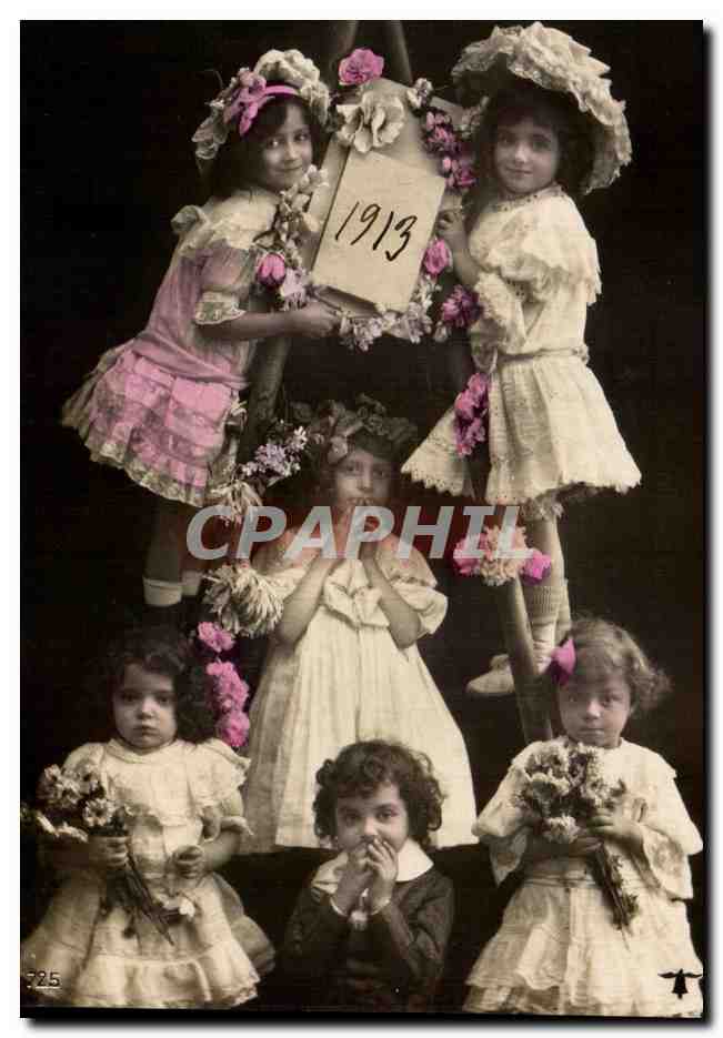 CPA Fantaisie Enfants Annee 1913