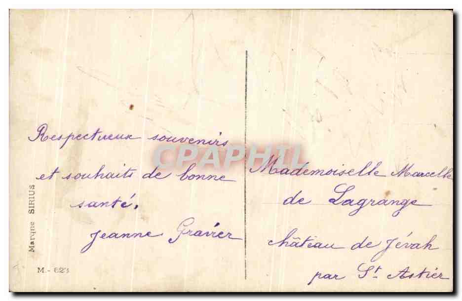 CPA Fantaisie Enfant — Rückseite