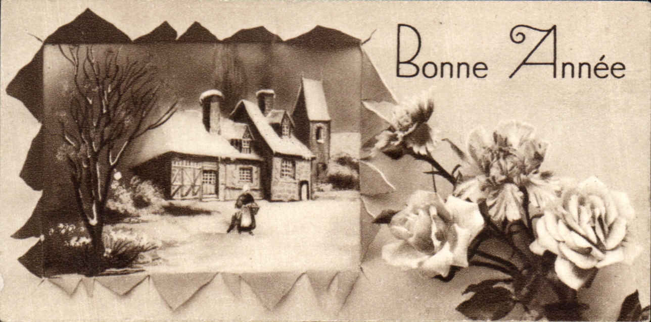 CPA Bonne Annee Fantaisie