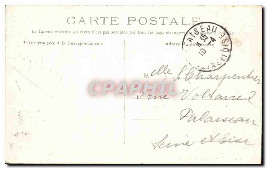 CPA La Benedictine a Fecamp Vue exterieure prise du Square — Rückseite
