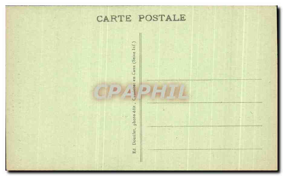 CPA Caudebec en Caux Eglise Notre Dame  — Rückseite