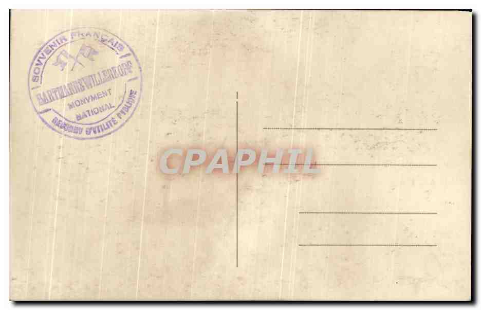 CARTE PHOTO Hartmannswillerkopf Vue generale Autel de la patrie  — Rückseite