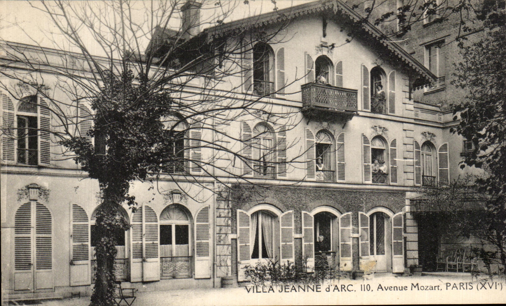 CPA Villa Jeanne d'Arc Avenue Mozart Paris 