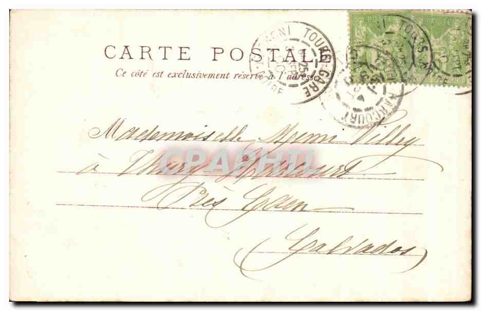 CPA Fantaisie Enfant Rousse  — Rückseite