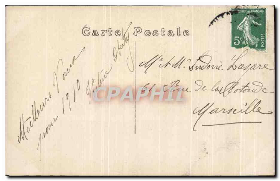 CPA Fantaisie Enfant Marionnettes  — Rückseite
