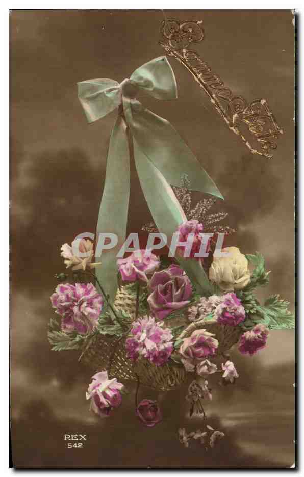 CPA Fantaisie Fleurs 