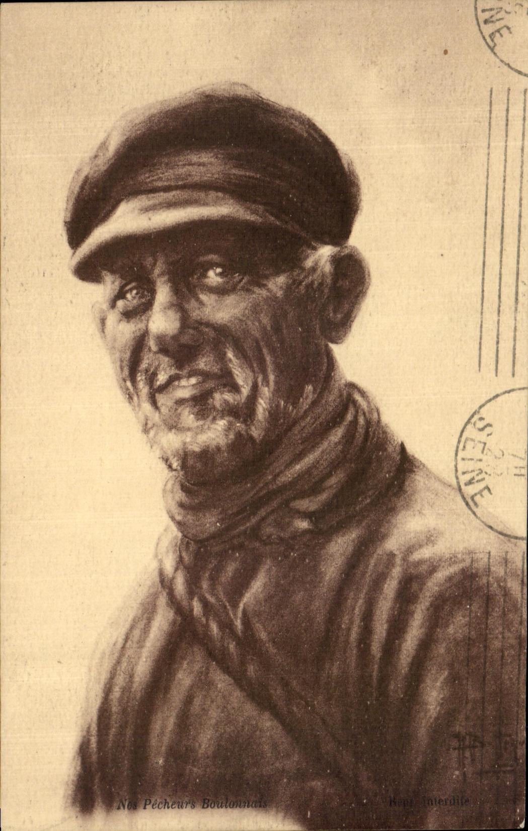 Nos Pêcheurs Boulonnais — portrait d'un pêcheur — Rapp Interdite