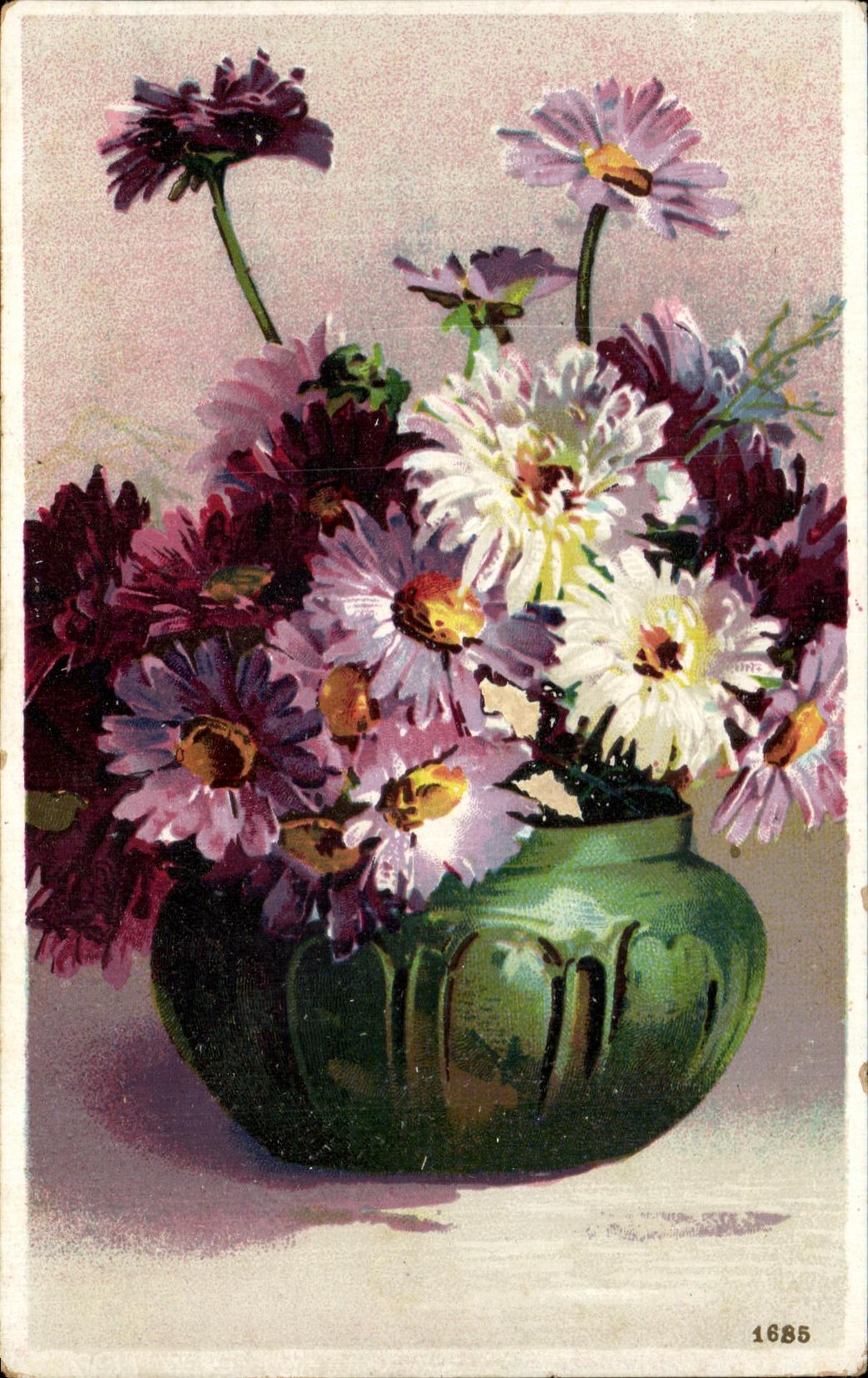 CPA Fantaisie Fleurs 