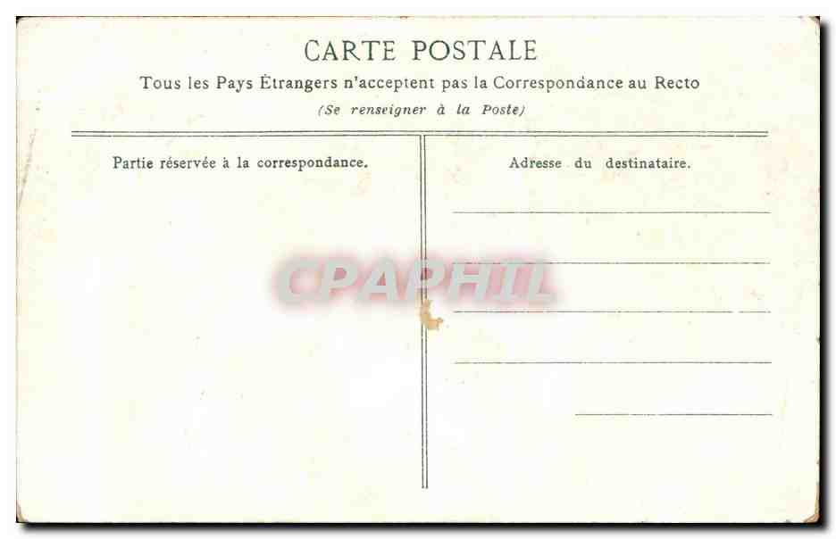 CPA Fantaisie Fleurs  — Verso