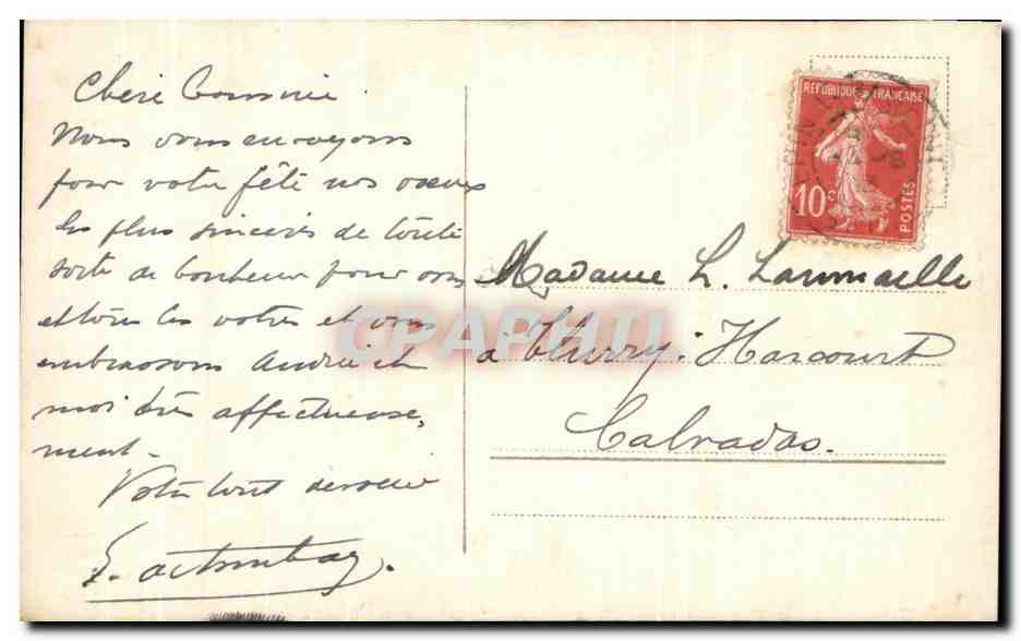 CPA Fantaisie Enfant  — Verso
