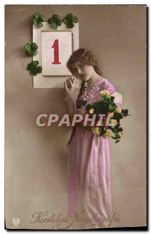 CPA Fantaisie Femme