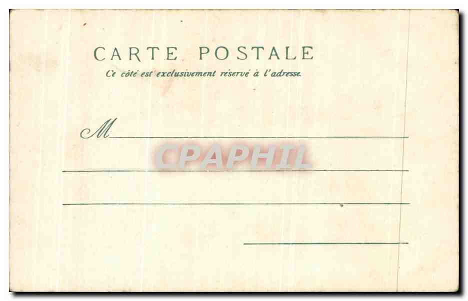 CPA Fantaisie Fleurs  — Rückseite