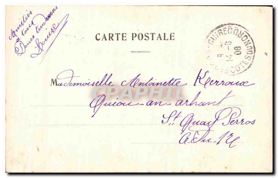 Giovane donna in costume orientale — C. M. — Repubblica Francese — Verso