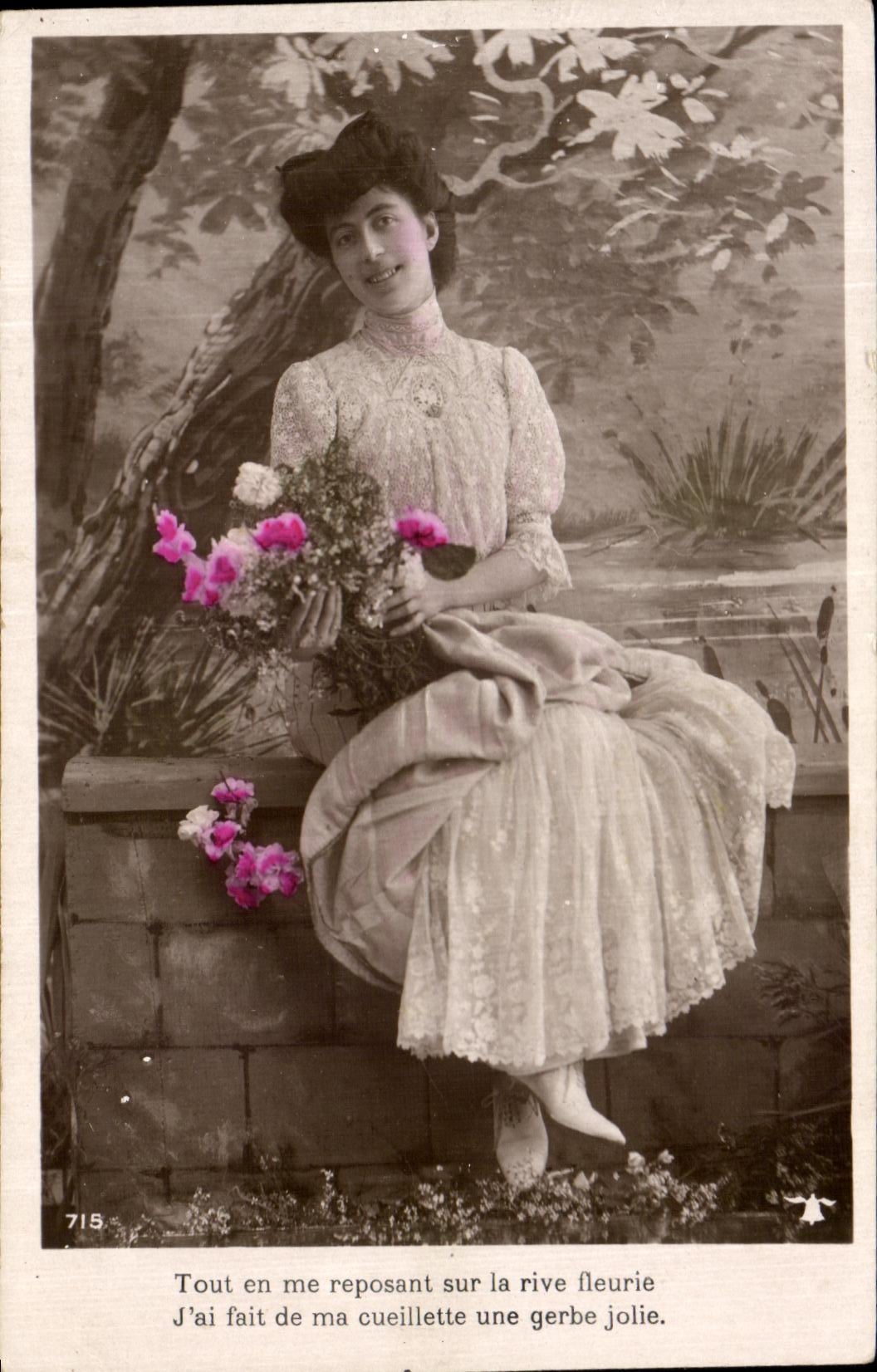 CPA Fantaisie Femme 