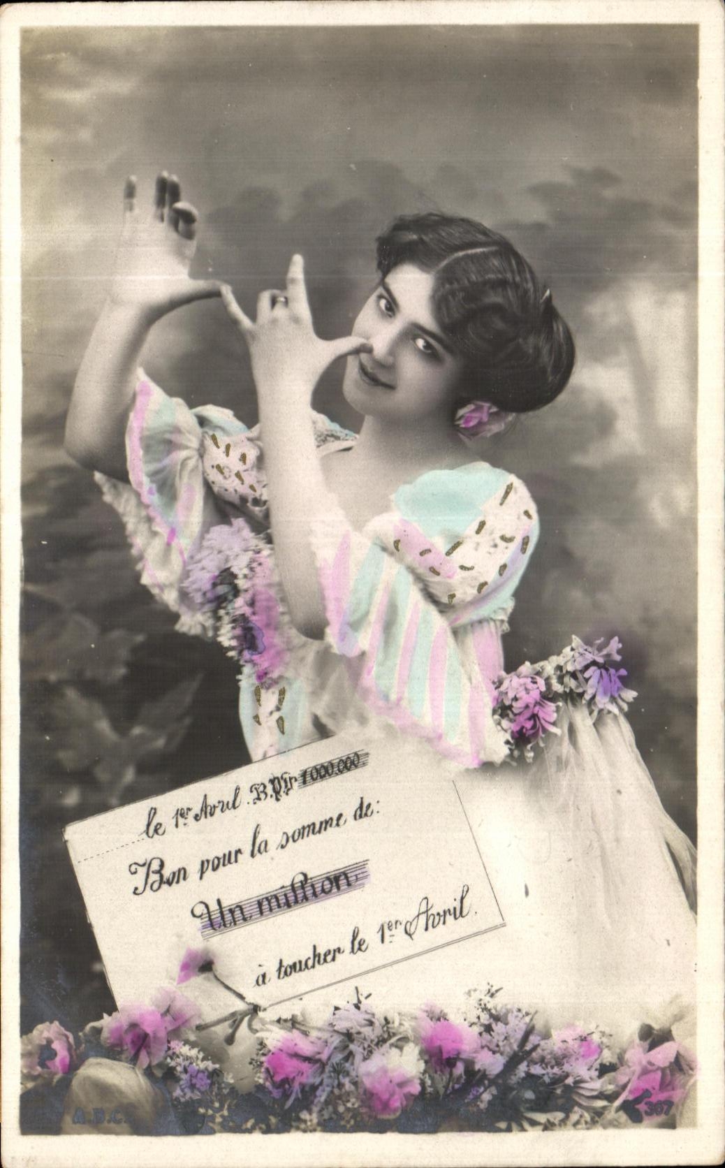 CPA Fantaisie Femme 