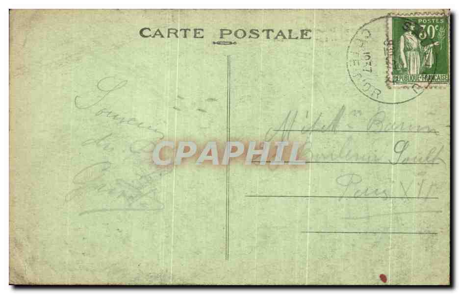 CPA Le Morvan Illustre Les Roches Du Bournoux Et Pont Du Monthal — Rückseite