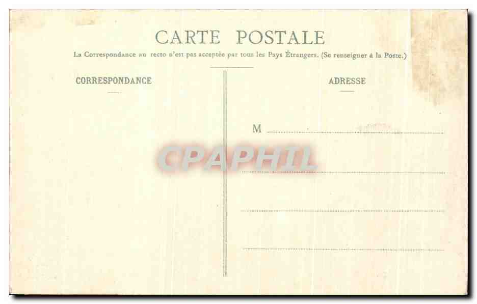 CPA Lac D'Aiguebelette Pierre Borne Limite Des Communes d'Aiguebelette et Lepin  — Rückseite