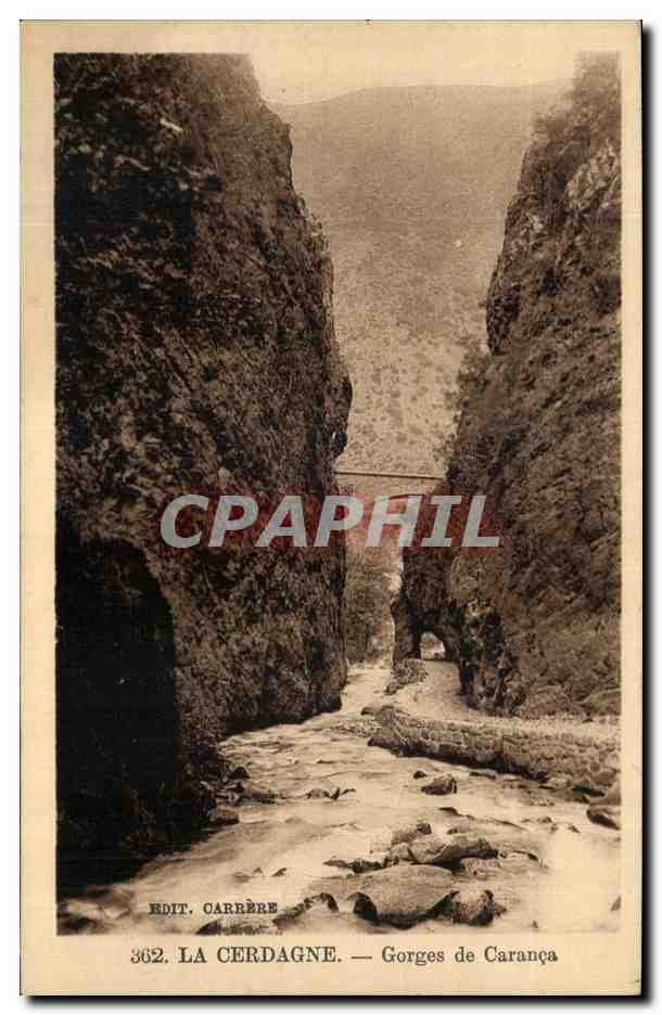 CPA La Cerdagne Gorges De Caranca