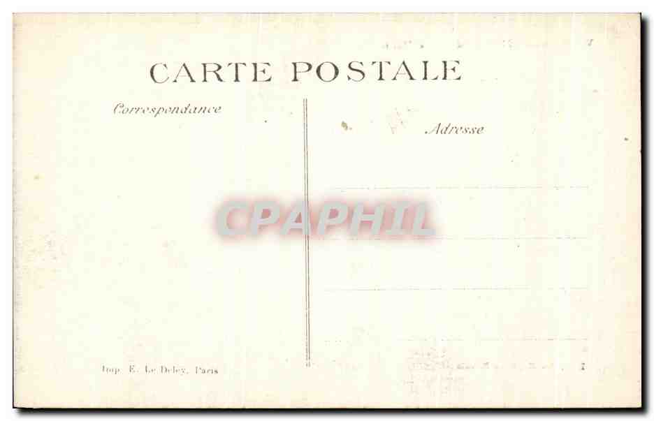 CPA Vienne Le Chateau La Mairie — Rückseite