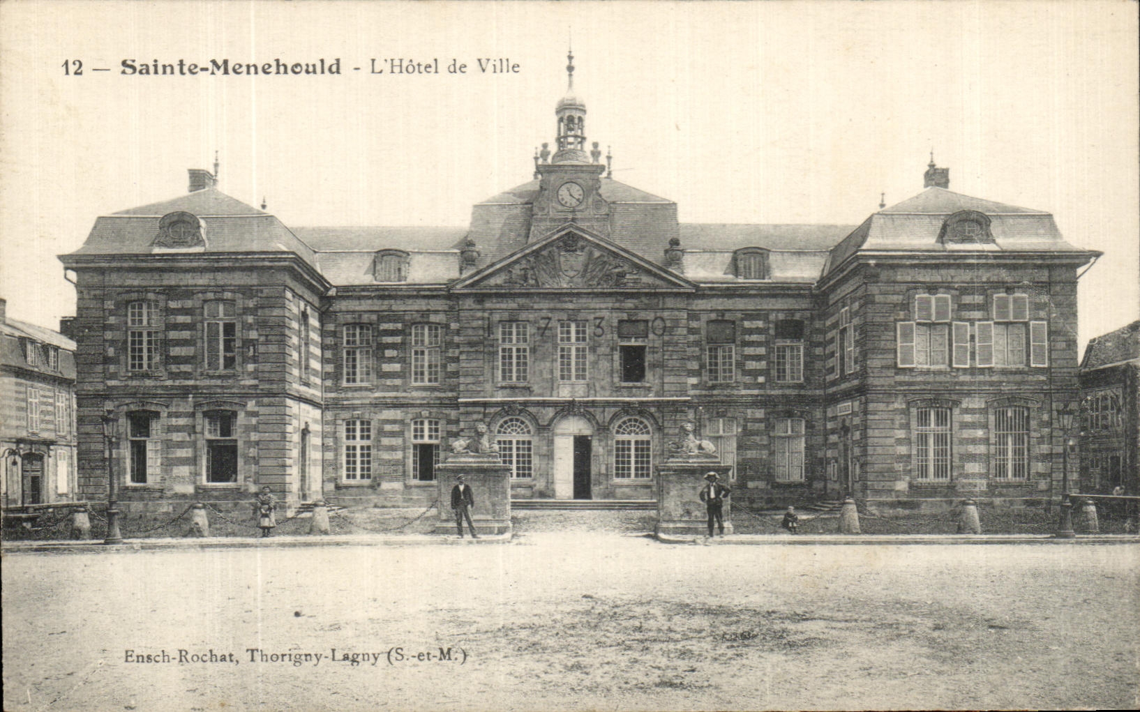 CPA Sainte Menchould L'Hotel De Ville