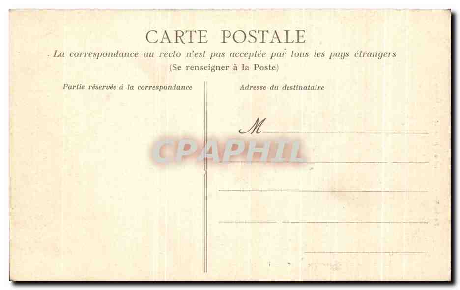 CPA La Vie Aux Champs Le Droit De Passage Folklore Costume — Verso