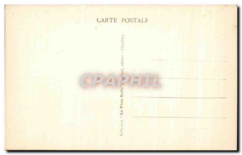 CPA La Savoie Pittoresque Le Lac Du Bourget Abbaye d'Hautecombe  — Rückseite