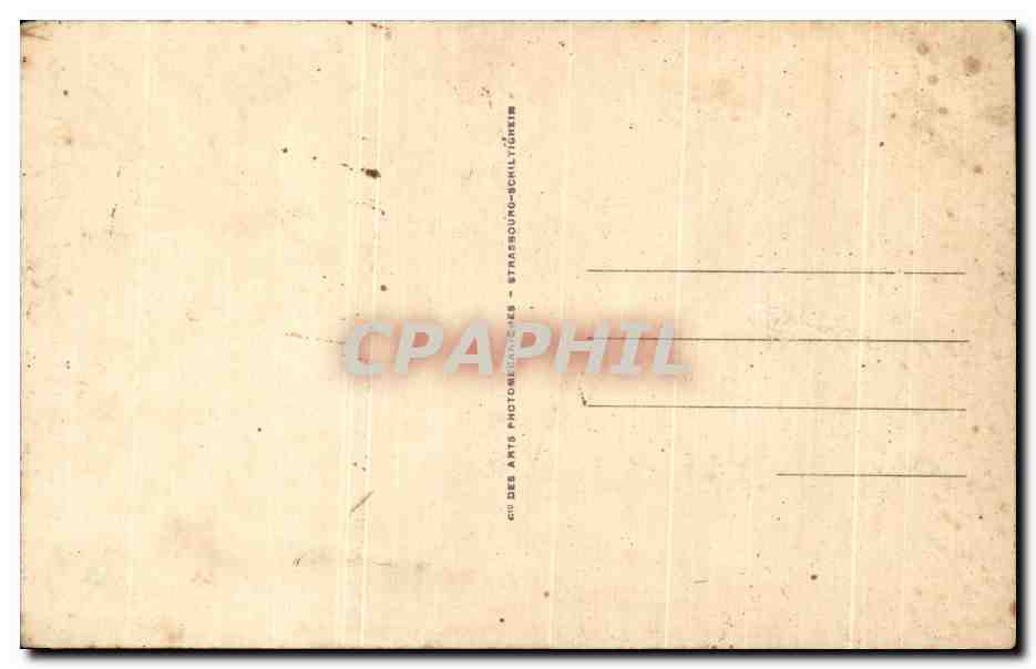 CPA Auxerre La Cathedrale vue des bords de I'Yonne — Verso
