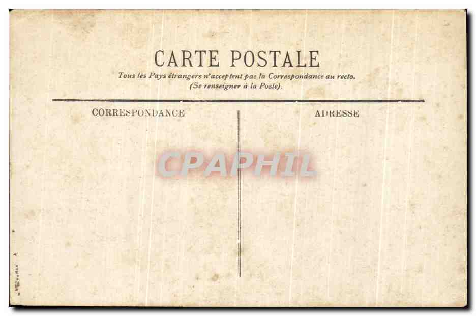 CPA Lourdes La Grotte — Verso