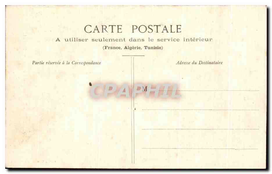 CPA Nantes Fontaine de la Place Royale  — Verso