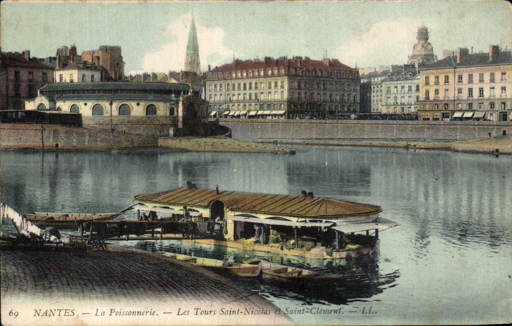 NANTES — La Poissonnerie — Les Tours Saint-Nicolas et Saint-Clément — LL. — n°69