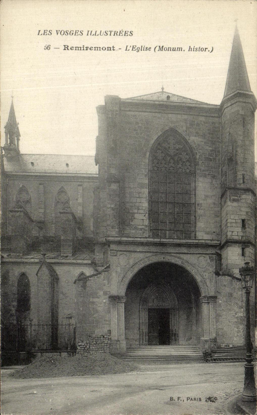 CPA Les Vosges Illustrees Remiremont L'Eglise