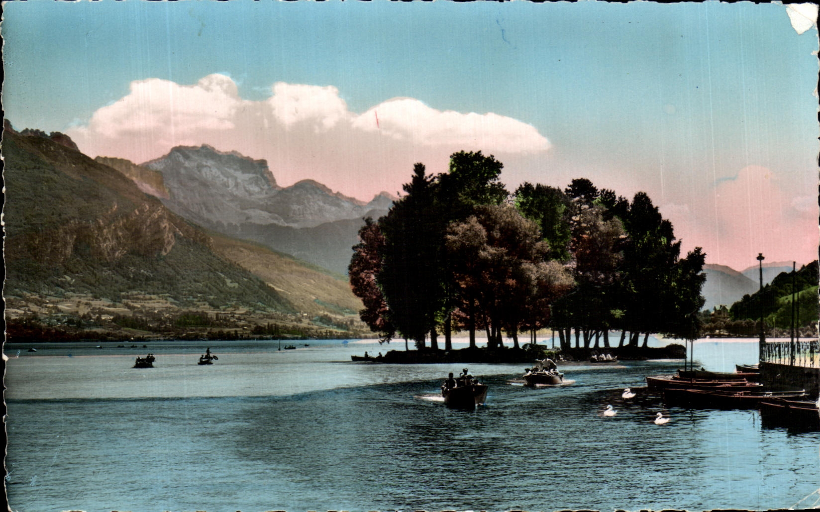 Annecy — L'Île des Cygnes et la Tournette — Éditions GIL, Annecy