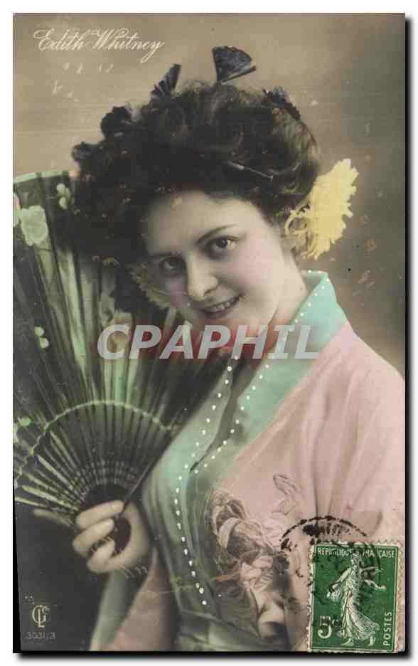 Edith Whitney — Frau im japanischen Kostüm — Verlag C.F. n°3531/3