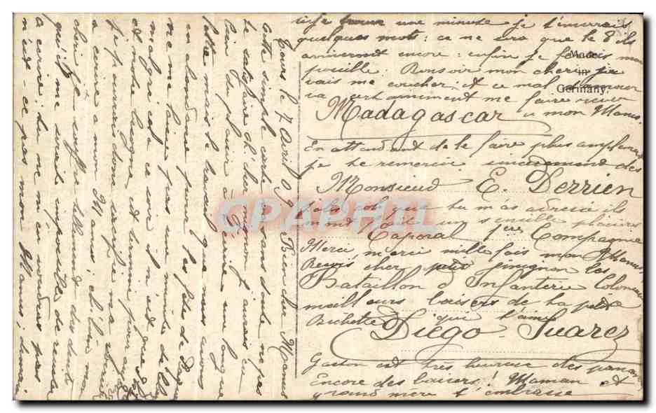 Edith Whitney — Frau im japanischen Kostüm — Verlag C.F. n°3531/3 — Rückseite